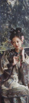 南京の美女2 中国人の女の子 Oil Paintings